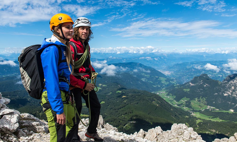 Bergsteigen und Klettern in den Dolomiten