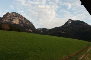 Blick auf die Hammerwand und Tschafon