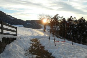 Sonnenuntergang am Heideggerhof